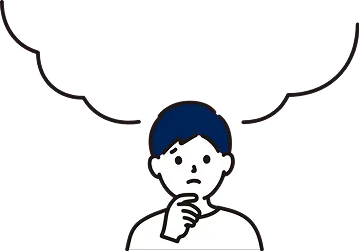 悩みを考える人